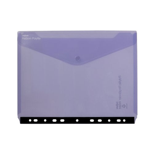 Reborn Polyfile Ring Binder Wallet Landscape Assorted (Pack of 5) 15916