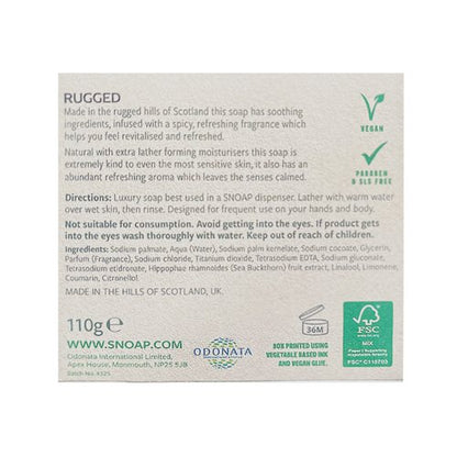 Snoap Rugged Silver Buckthorn with Citronella Soap LLRS1