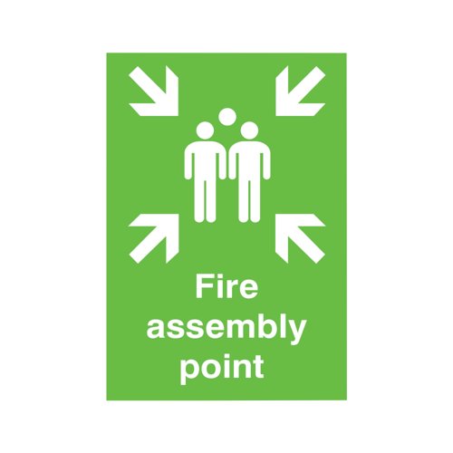 Safety Sign Fire Assembly Point A2 PVC FR04548R
