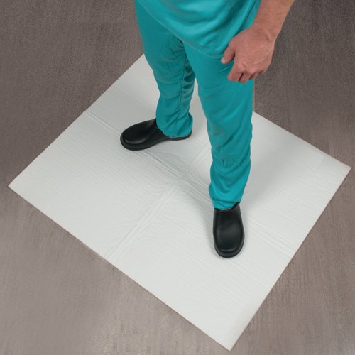 Sirane Absorbent Floor Mat 500x1000mm Blue (Pack of 120) MEDIS45