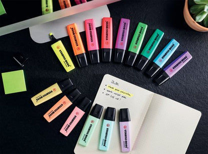 Stabilo Boss Original Highlighters Desk Set Pastel (Pack of 15) 7015-02-5