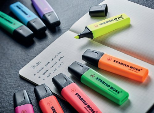 Stabilo Boss Original Highlighter Wallet Assorted (Pack of 6) 70/6