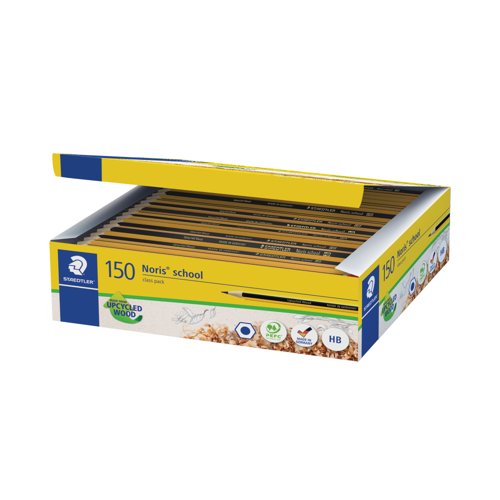 Staedtler Noris School 121 Graphite HB Pencil (Pack of 150) 121 C150