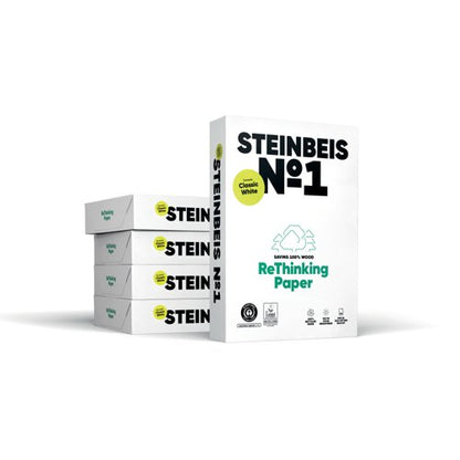 Steinbeis No.1 Recycled Paper Off-White A4 80gsm (Pack of 2500) 10025
