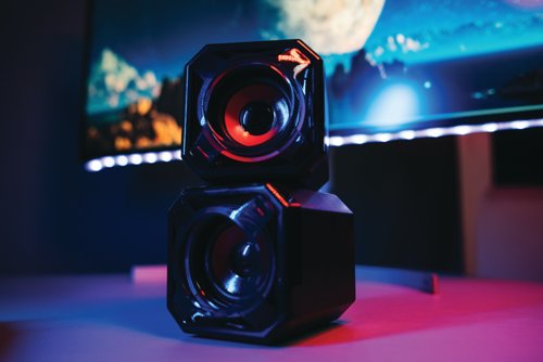Surefire Gator Eye Gaming Speakers Red 48820