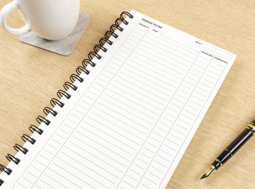 Silvine Luxpad Things To Do Notebook 120 Pages 280x150mm R106