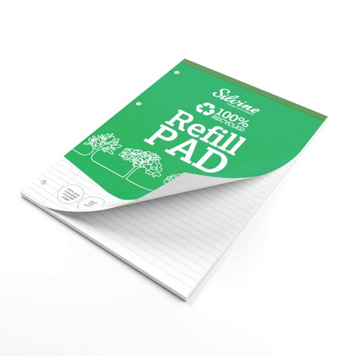 Silvine Everyday Recycled Ruled Refill Pad A4 (6 Pack) RE4FM-T