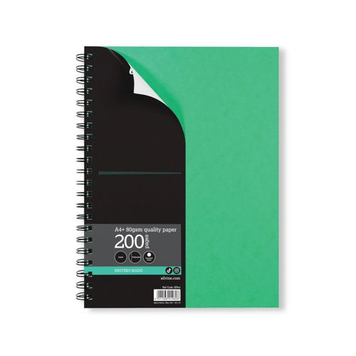Silvine Luxpad Hardback Wirebound Notebook A4 + (Pack of 6) SPA4FEINT