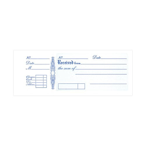 Silvine Receipt Book with Counterfoil 80x202mm (36 Pack) 233