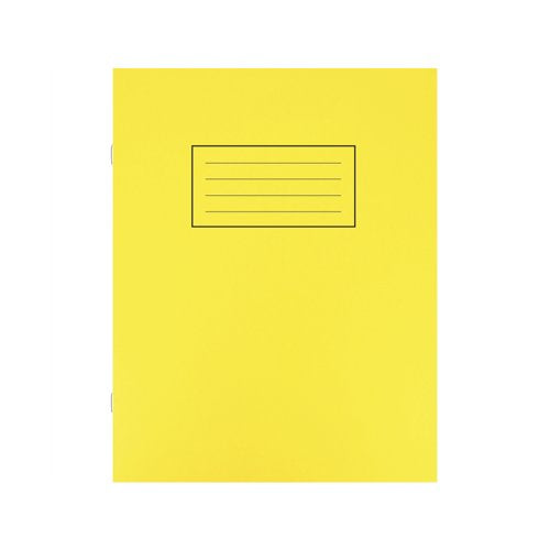 Silvine Exercise Book Ruled 229x178mm Yellow (Pack of 10) EX103
