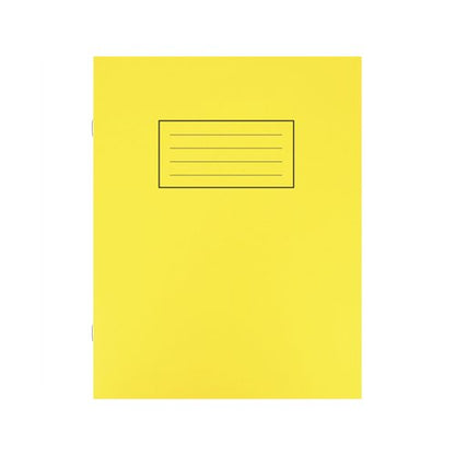Silvine Exercise Book Ruled 229x178mm Yellow (Pack of 10) EX103