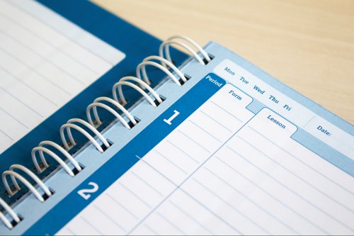 Silvine Academic Planner and Record A4 Blue EX202