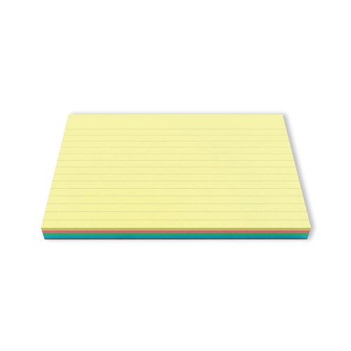 Silvine 48 Revision Notecard Pad Lined Multi-Coloured (Pack of 960) CR50AC