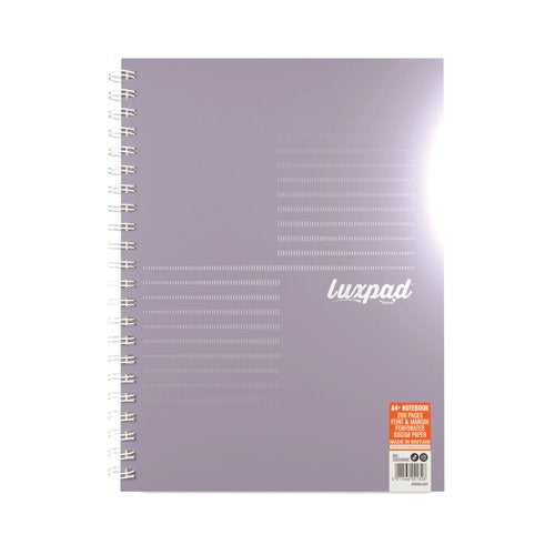 Silvine Luxpad Metallic 200 Page A4+ Assorted (Pack of 3) LUXA4MAC