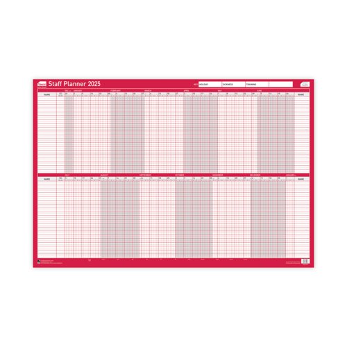 Sasco Staff Planner Mounted 2025 SY1076225