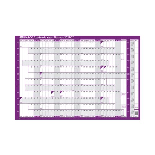 Sasco Academic Year Planner Unmounted 2026/27 2410274