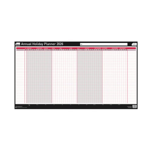 Sasco Annual Holiday Planner Unmounted 2026 2410277