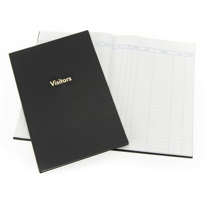 Exacompta Guildhall Company Visitors Book 160 Pages Black 1809