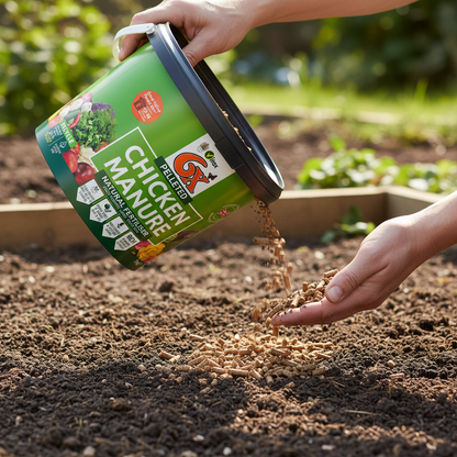 Vitax 6X Pelleted 100% Natural Chicken Manure 7kg