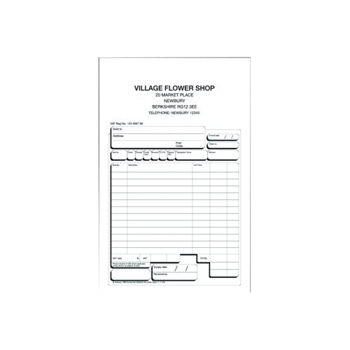 Rexel Scribe 855 Counter Sales Receipt 2 Part Refill (100 Pack) 71704