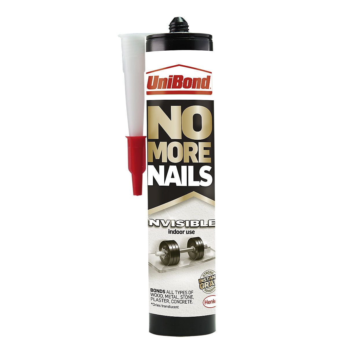 UniBond No More Nails Invisible Multi-material Grab adhesive 285g.