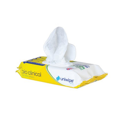Uniwipe Bio Clinical Midi Wipes Biodegradable Wipes (Pack of 100) 1081