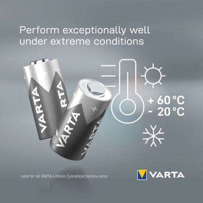 Varta Lithium Battery CR123A/CR17345 3V Cylindrical (Pack of 10) 6205301461