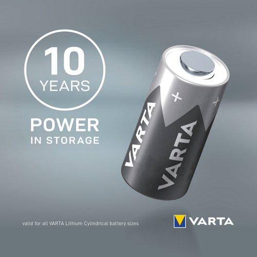 Varta Lithium Battery CR123A/CR17345 3V Cylindrical (Pack of 10) 6205301461
