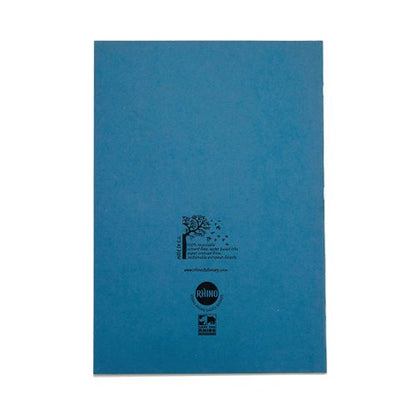 Rhino Exercise Book 48 Page TBF12 A4+ Light Blue (Pack of 50) VDU048-400-6