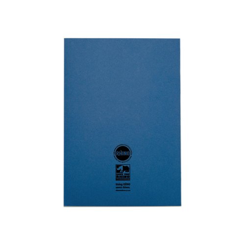 Rhino Exercise Book 64 Page F8M A4 Dark Blue (Pack of 50) VEX677-1085-6