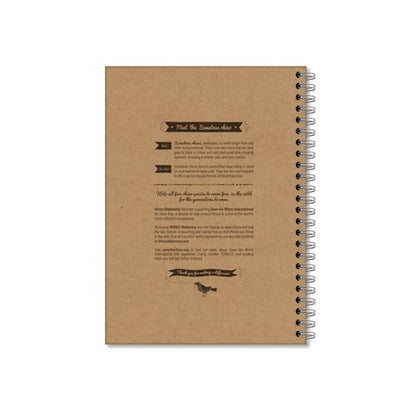 Rhino Recycled Wirebound Notebook 160 Pages 8mm Ruled A5 (Pack of 5) SRTWA5