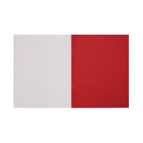 Rhino Exercise Book 8mm Ruled 80 Pages 9x7 Red (Pack of 100) VC46631