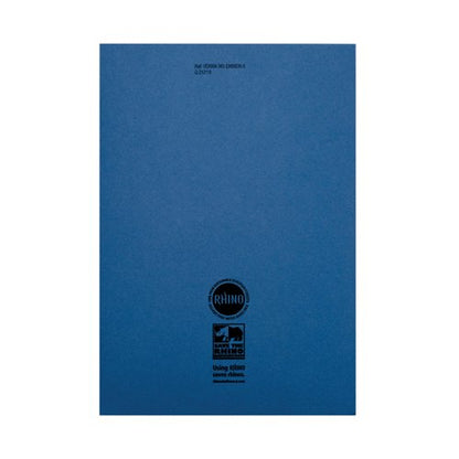 Rhino Exercise Book 8mm Ruled 64P A4 Dark Blue (Pack of 50) VC48394