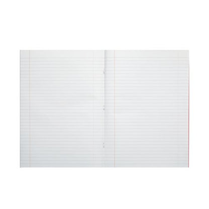 Rhino Exercise Book 8mm Ruled 80 Pages A4 Red (Pack of 50) VC48473