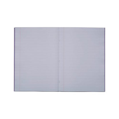 Rhino Exercise Book 80 Page A4 8mm Ruled Purple Contract (Pack of 50) VEXV668-1595-0