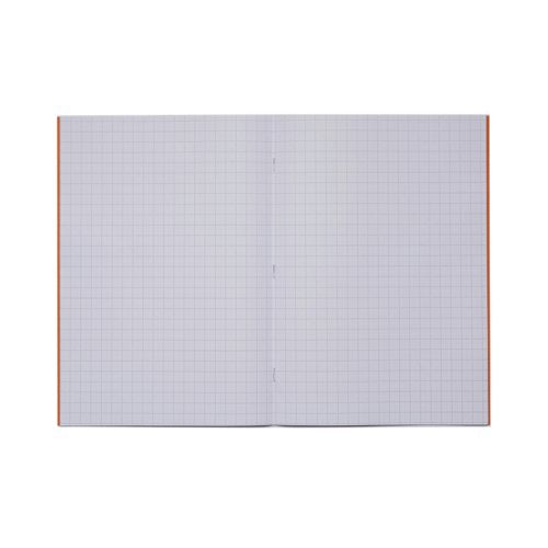 Rhino Exercise Book 80 Page A4 10mm Squares Orange Contract (Pack of 50) VEXV668-268-6
