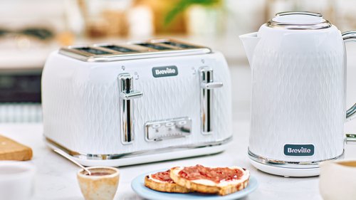 Breville VKT117 Curve Kettle White/Chrome VKT11701