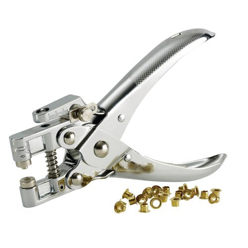 Rexel Eyeletter And Punch Chrome 20220049