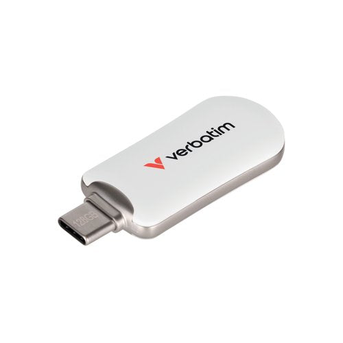 Verbatim Plectra USB-C Flash Drive 128GB White 30229