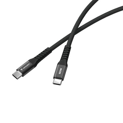 Verbatim Sync + Charge Magnetic Cable 60W USB-C to USB-C 120cm Black 31859