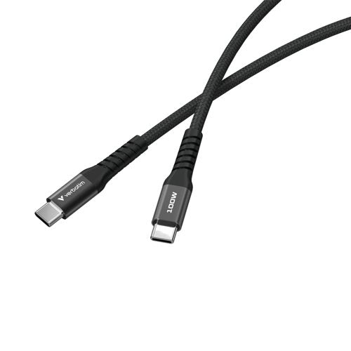 Verbatim Sync + Charge Magnetic Cable 100W USB-C to USB-C 120cm Black 31863