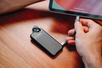 Verbatim Pocket SSD Keyring with Cable Attachment 1TB Black/Grey 32190