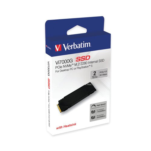 Verbatim Vi7000G PCIe NVMe M.2 2280 Internal Solid State Drive 2TB 49368