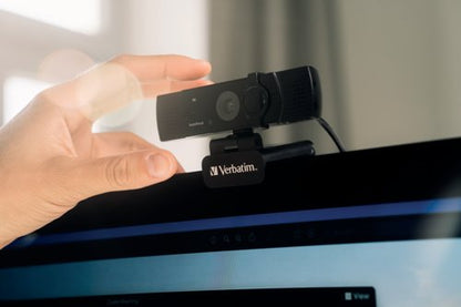 Verbatim AWC-03 Ultra HD 4K Autofocus Webcam Dual Microphone 49580