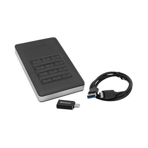 Verbatim Store N Go Secure Portable HDD USB 3.1 1Tb 53401