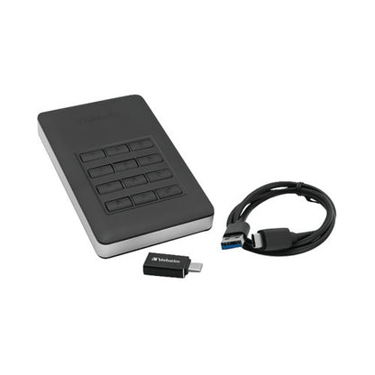 Verbatim Store N Go Secure Portable HDD USB 3.1 1Tb 53401