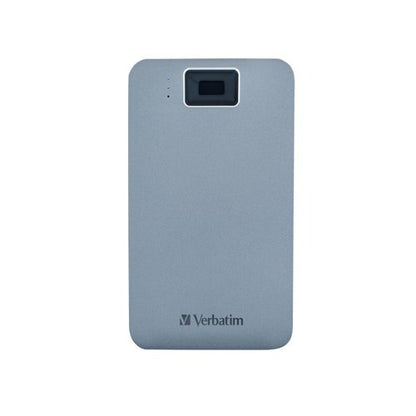 Verbatim Executive Fingerprint Secure Hard Drive USB 3.2 Gen 1 USB-C 1TB Grey 53652