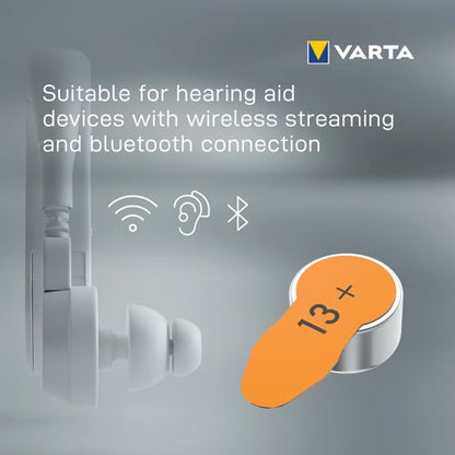 Varta Hearing Aid Batteries 13 (Pack of 6) 24606101416