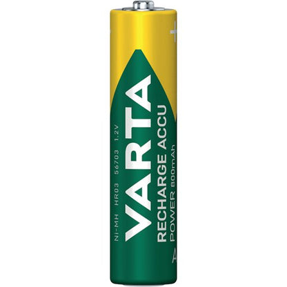 Varta Nimh Rechargeable AAA Batteries 800 mAh (Pack of 4) 56703101404