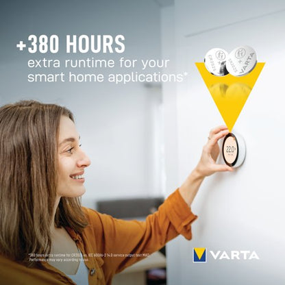 Varta CR2025 Lithium Coin Cell Battery (Pack of 2) 06025101402